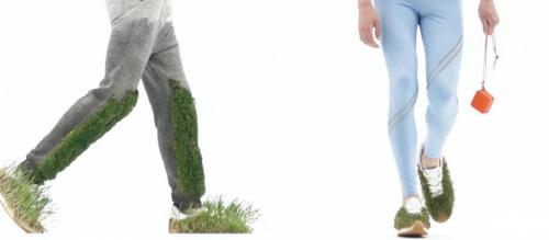 Loewe lanza deportivas de lona cubiertas de hierba para esta próxima primavera