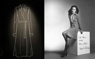 Diane Von Fustenberg celebra los 50 años del icónico 'wrap dress', su icónico vestido cruzado